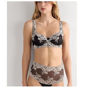 Intimissimi 2 PC Pretty Flowers Sofia Underwire Bra Sz 38DD Panty XXL